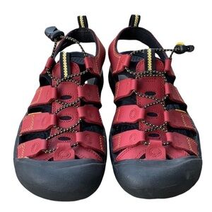 KEEN Newport H2 Waterproof hiking Sandals Red & Black